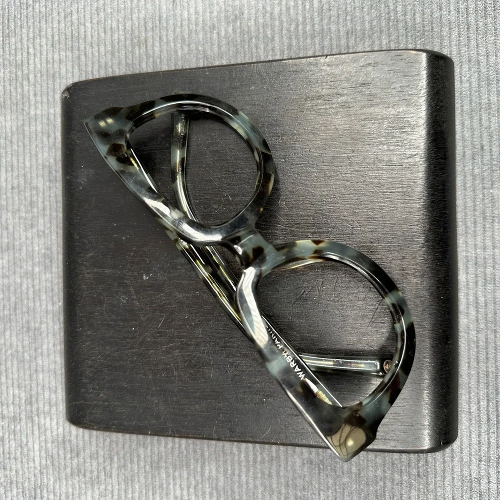 Warby Parker Banks 142 Eyeglasses Frames Sea Glass Tortoise Cat‎ Eye 52-21-145